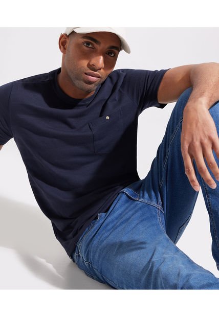 Camiseta Para Hombre Manga Corta Color Azul Claro Marca Patprimo #44090819