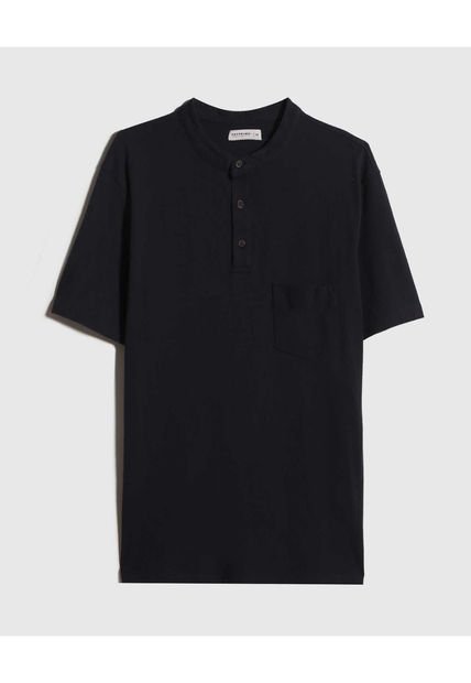 Camiseta Para Hombre Manga Corta Color Azul Oscuro Marca Patprimo #44090901