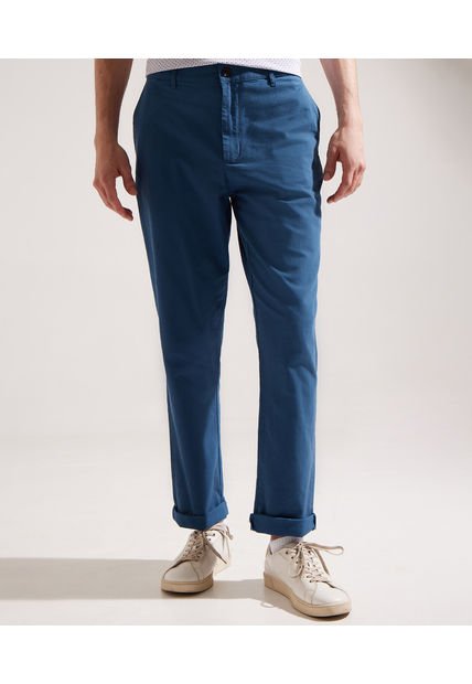 Pantalon chino azul fashion claro hombre