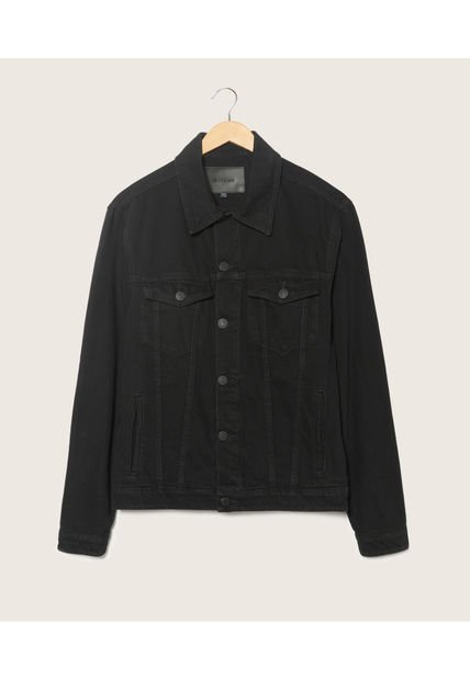 Chaqueta Para Hombre Trucker Color Negro Marca Patprimo #44080262