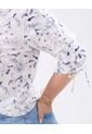 Camiseta Manga ¾ Estampada  Para Mujer Crema Patprimo de Patprimo