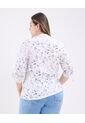 Camiseta Manga ¾ Estampada  Para Mujer Crema Patprimo de Patprimo