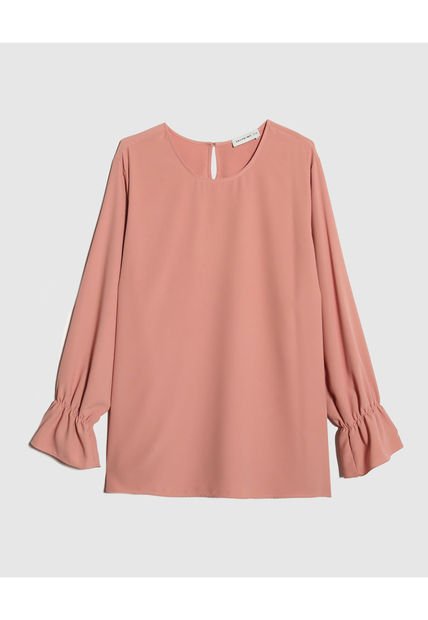 Blusa Para Mujer Manga Larga Color Rosa Marca Patprimo #14121372