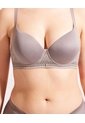 Brasier Copa Entera Unicolor Base En Encaje  Para Mujer Café Patprimo de Patprimo