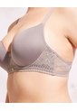 Brasier Copa Entera Unicolor Base En Encaje  Para Mujer Café Patprimo de Patprimo