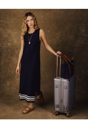 Vestido Midi Sin Mangas Para Mujer Para Mujer Negro Patprimo