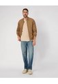 Polo Unicolor Cuello Mao   Para Hombre Beige Patprimo de Patprimo