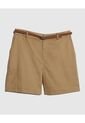 Bermuda Para Mujer  Color Café Claro Marca Patprimo #30100364 de Patprimo