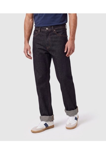 Jeans De Corte Clásico Para Hombre  Para Hombre Negro Patprimo