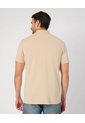 Polo Unicolor Cuello Mao   Para Hombre Beige Patprimo de Patprimo