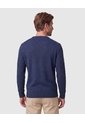 Saco De Punto Con Trenzas Para Hombre  Para Hombre Azul Patprimo de Patprimo
