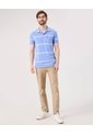 Polo A Rayas Con Bolsillo   Para Hombre Azul Patprimo de Patprimo