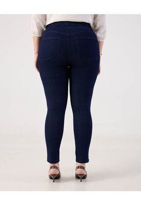 Jegging Unicolor Curvy Para Mujer Azul Patprimo