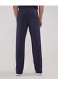 Pantalon Punto Con Cortes En Contraste  Para Hombre Azul Patprimo de Patprimo