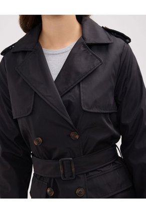 Chaqueta Para Mujer Trench Color Negro Marca Patprimo #30080532