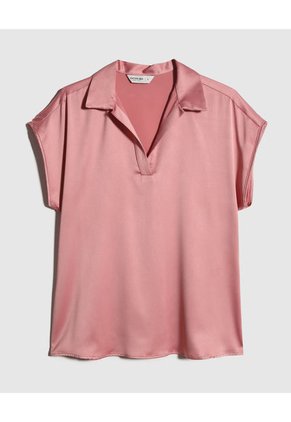 Blusa Para Mujer Manga Corta Color Rosa Marca Patprimo #30123386
