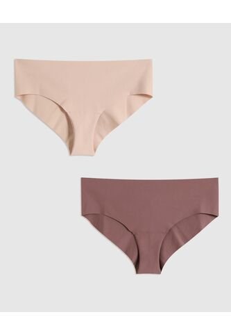 Pack X2 Panty En Microfibra   Para Mujer Surtido Patprimo Patprimo