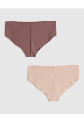 Pack X2 Panty En Microfibra   Para Mujer Surtido Patprimo