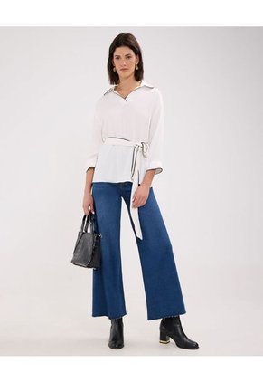 Blusa Para Mujer Manga Larga Color Blanco Marca Patprimo #30123374