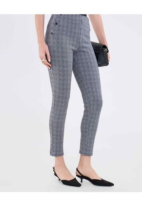 Leggins Estampado Bota Recta  Para Mujer Gris Patprimo