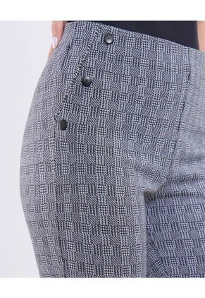 Leggins Estampado Bota Recta  Para Mujer Gris Patprimo