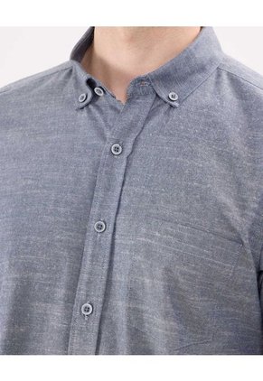 Camisa Para Hombre Manga Corta Con Bolsillo Color Gris  Marca Patprimo #44013048