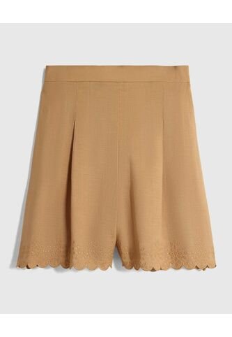 Short Para Mujer Multiusos Plano Color Café Marca Patprimo #30190076 Patprimo