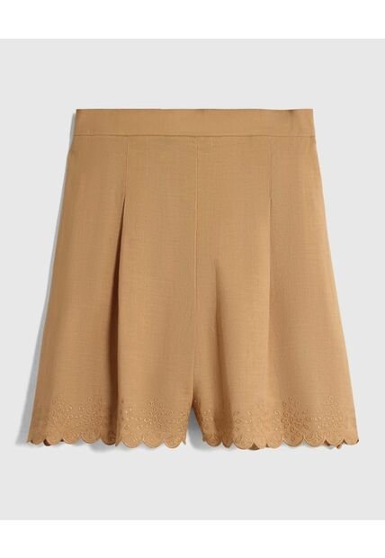 Short Para Mujer Multiusos Plano Color Café Marca Patprimo #30190076