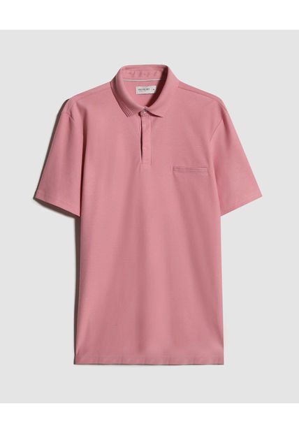 Polo Para Hombre Cuello Tejido Con Bolsillo Color Rosa Marca Patprimo #44112655