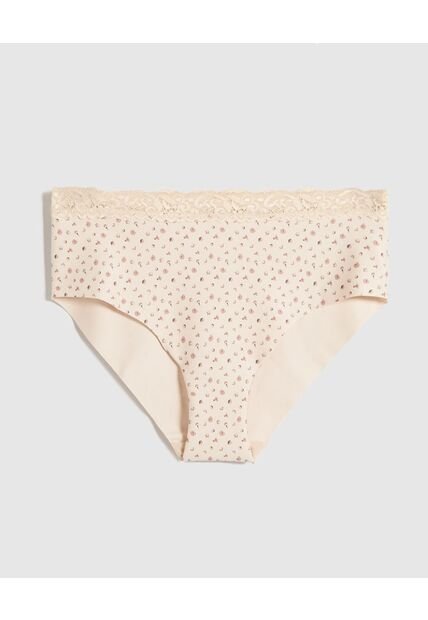 Panty Clásico Con Encaje  Para Mujer Crema Patprimo