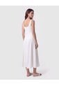 Vestido Midi Tiras Con Tablones Para Mujer  Para Mujer Negro Patprimo de Patprimo