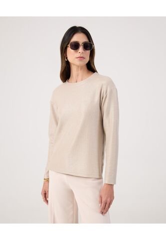 Saco Para Mujer Cuello Redondo Color Beige Marca Patprimo #30330669 Patprimo