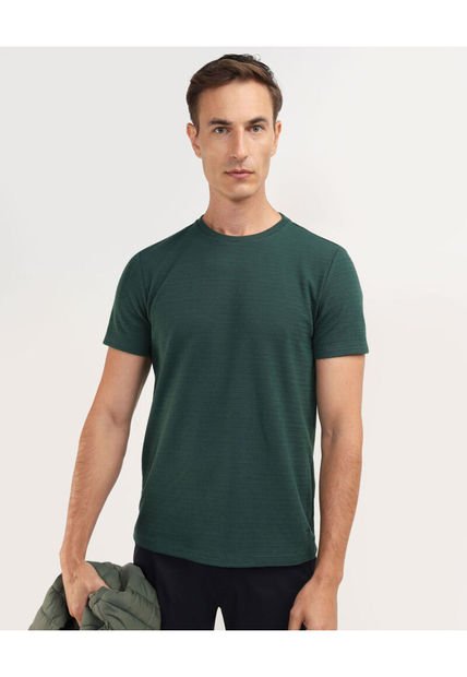 Camiseta Para Hombre Manga Corta Color Verde  Marca Patprimo #44090873