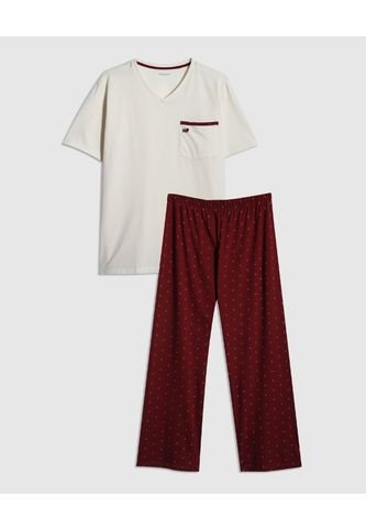 Pijama Para Hombre M/C P/L Color Unicolor Marca Patprimo #44040209 Patprimo