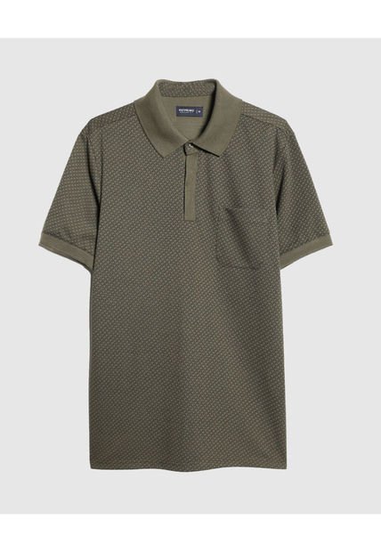Polo Para Hombre Cuello Tejido Con Bolsillo Color Verde  Marca Patprimo #44112593