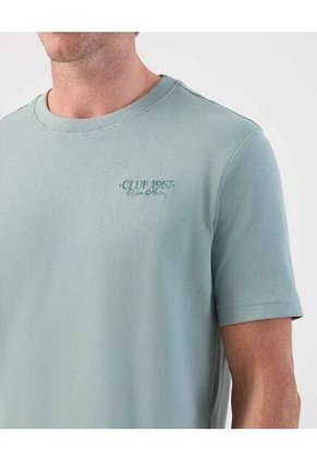 Camiseta  Para Hombre Manga Corta Cuello Redondo Color Verde Marca Patprimo #44090966