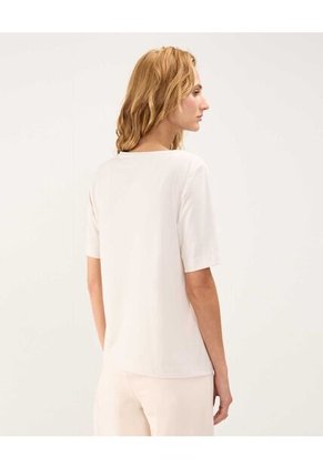 Camiseta Para Mujer Manga Corta Color Crema Marca Patprimo #30093564