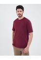 Camiseta Para Hombre Manga Corta Cuello Redondo Color Vino Marca Patprimo #44090938 de Patprimo
