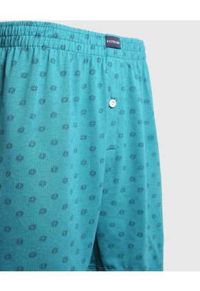 Boxer X1 Para Hombre Bragueta Amplio Color Verde Marca Patprimo #10560-H0