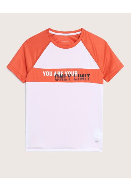 Camiseta Para Niño Manga Corta Color Naranja Marca Patprimo #66090296
