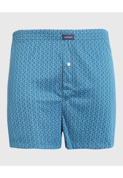 Boxer X1 Para Hombre Bragueta Amplio Color Azul Marca Patprimo #10560-H0