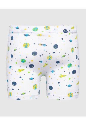 Pantaloncillo Infantil Niño Boxer Filete Medio Color Blanco Marca Patprimo #66000111