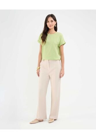 .Blusa Para Mujer M/C Marca Patprimo En Color Verde #30123454 Patprimo