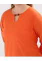 Camiseta Para Mujer Manga 3/4 Color Naranja Marca Patprimo #14091396 de Patprimo