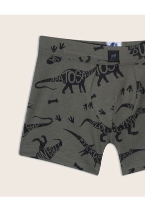 Pantaloncillo Infantil Niño Boxer Filete Color Verde Marca Patprimo #66000096