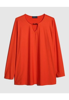 Camiseta Para Mujer Manga 3/4 Color Naranja Marca Patprimo #14091396