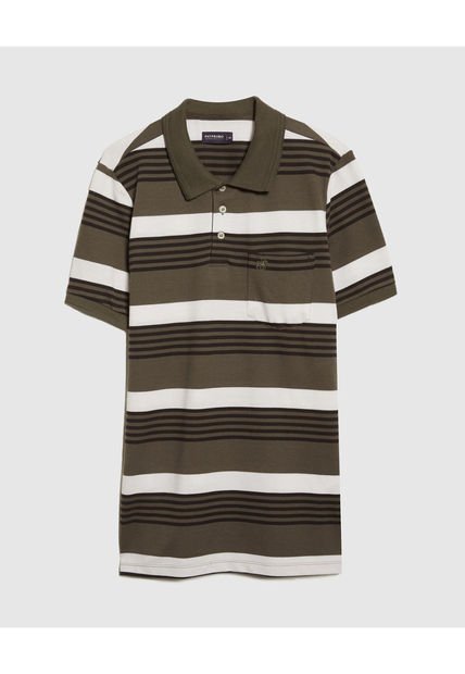Polo Para Hombre Cuello Tejido Con Bolsillo Color Verde  Marca Patprimo #44112617