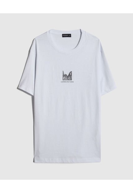 Camiseta Para Hombre Manga Corta Color Blanco Marca Patprimo #44090888