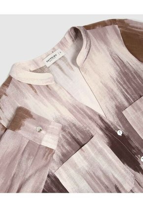 Blusa Para Mujer Manga Larga Color Café Marca Patprimo #30123496