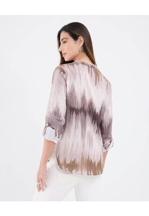 Blusa Para Mujer Manga Larga Color Café Marca Patprimo #30123496